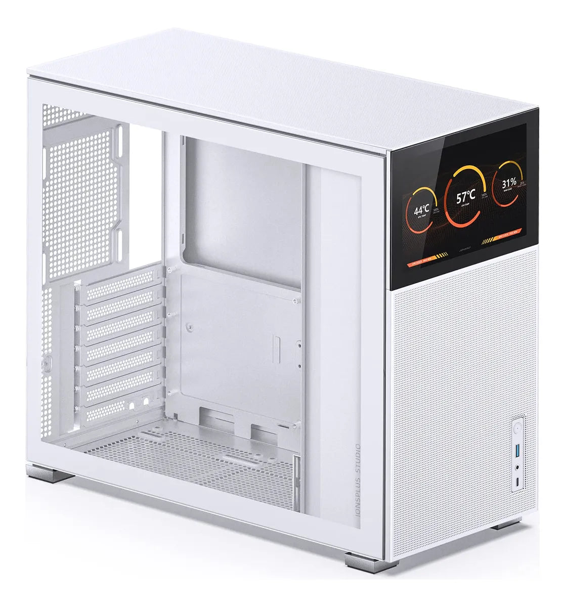 Jonsbo D41 Mesh Sc Carcasa Para Computadora Atx Con Pantalla