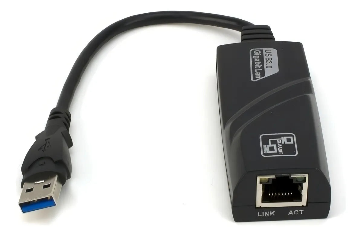 Adaptador ethernet usb 3.0 para rede Rj45 lan Dacar