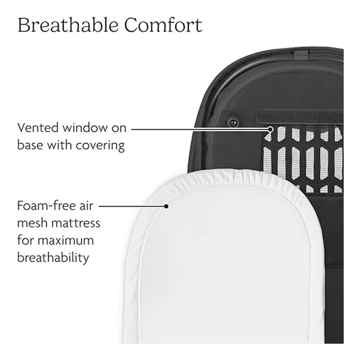 Cuna Uppababy V3 Para Cochecitos Vista, Cruz, Ridge, Minu -