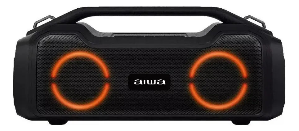 Parlante Aiwa AWS700BT portátil con bluetooth waterproof negra