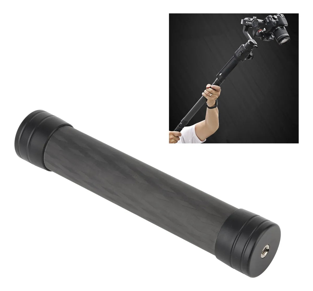 Monopod Profesional 21cm Fibra De Carbono Para Cámara