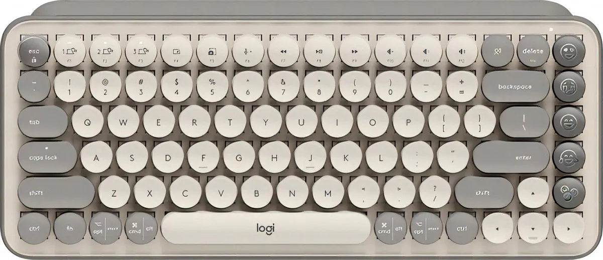 Teclado Mecánico Inalámbrico Logitech Pop Keys Mist Español! Color Del Teclado Beige Idioma Español Latinoamérica