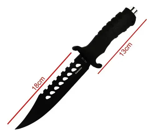 Puñal Daga Cuchillo Táctico Militar Columbia Camping U.s.a Negro