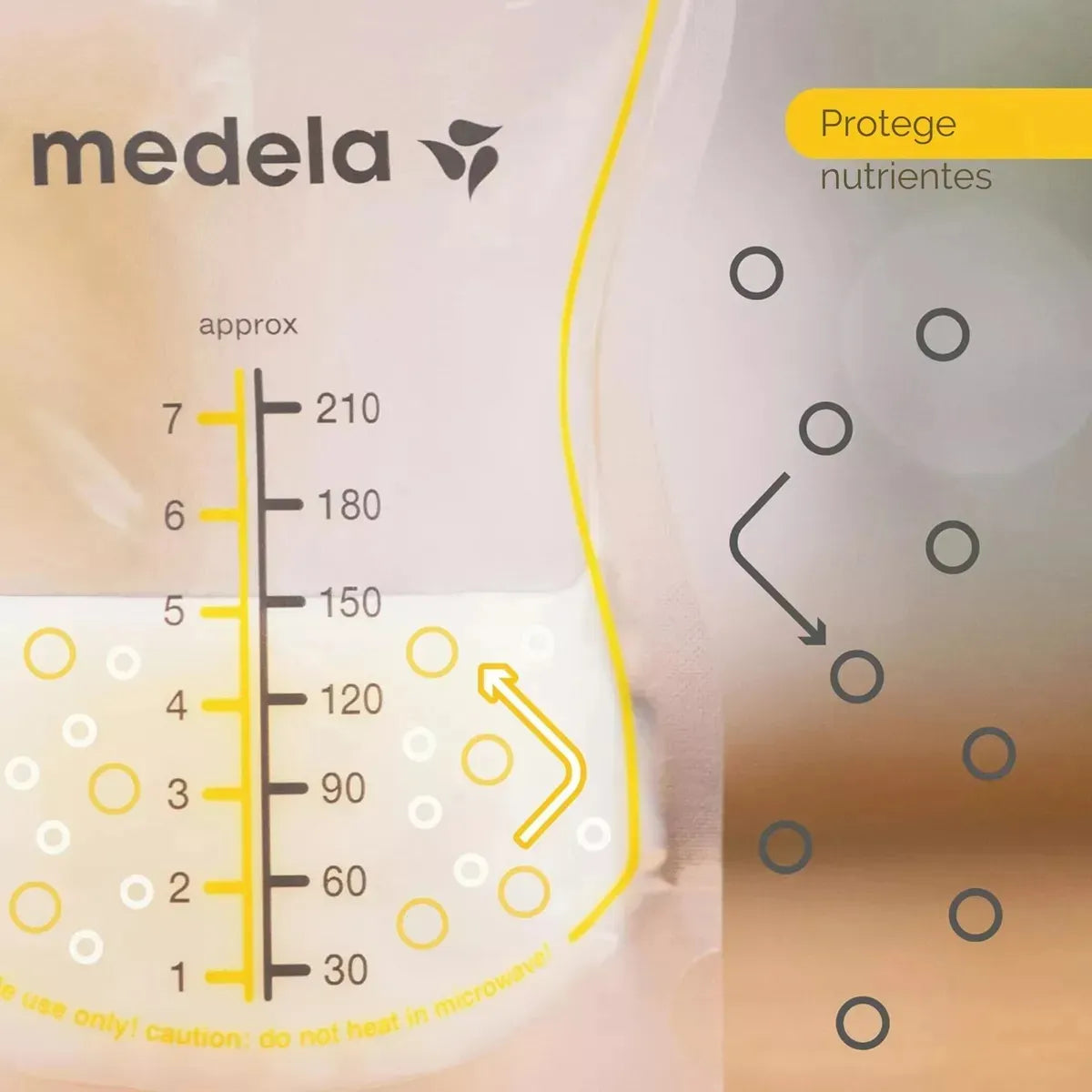 Bolsas Para Leche Materna Medela Fácil Vertido X 100 Unid