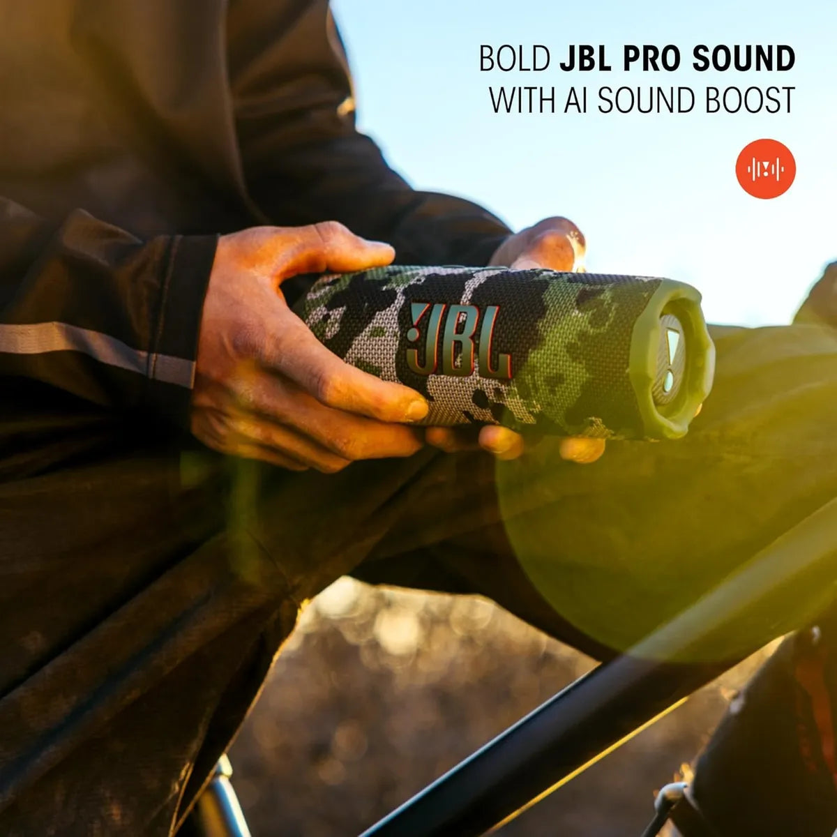 Parlante Portátil Jbl Flip 7 Negro Bluetooth Inalámbrico