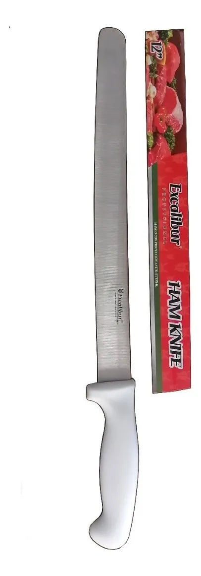 Cuchillo Jamonero 12 Blanco Profesional Carnicero