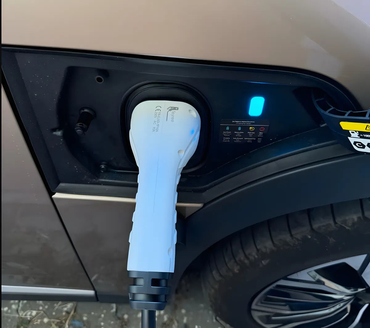 Cargador Ev Electrico 3.5kw Gbt Byd Dolphin Jac E10x E40x Gb Blanco