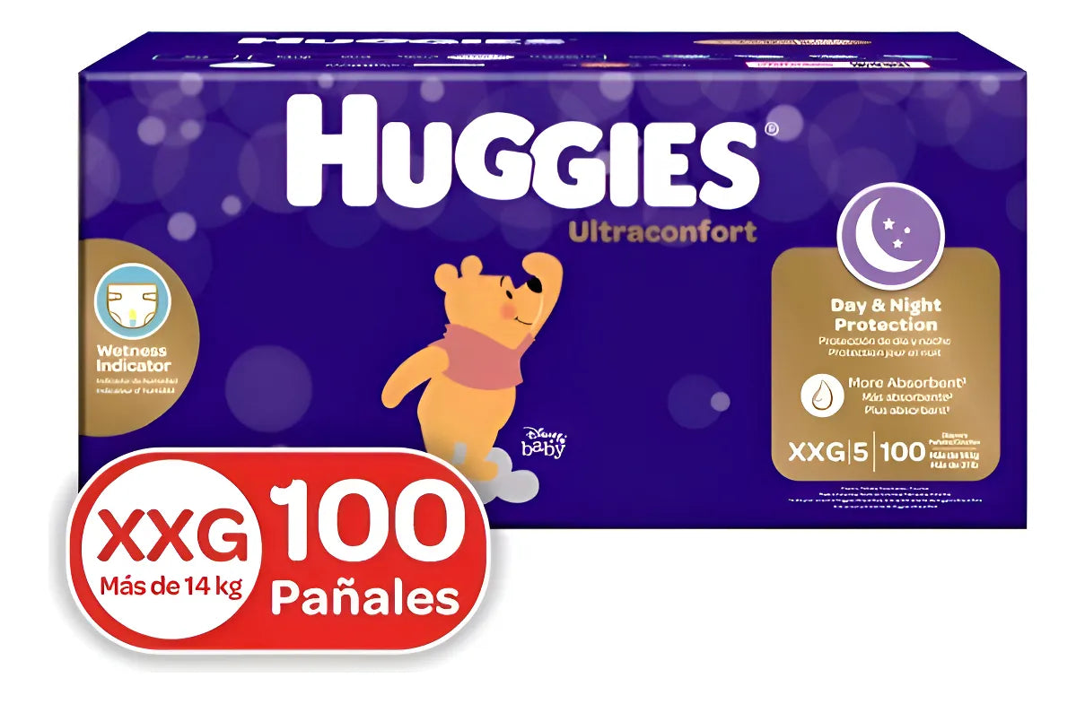 Pañales Huggies S & D Etapa 5-xxg / 104 Unidades Extra Extra Grande (xxg) Sin Género