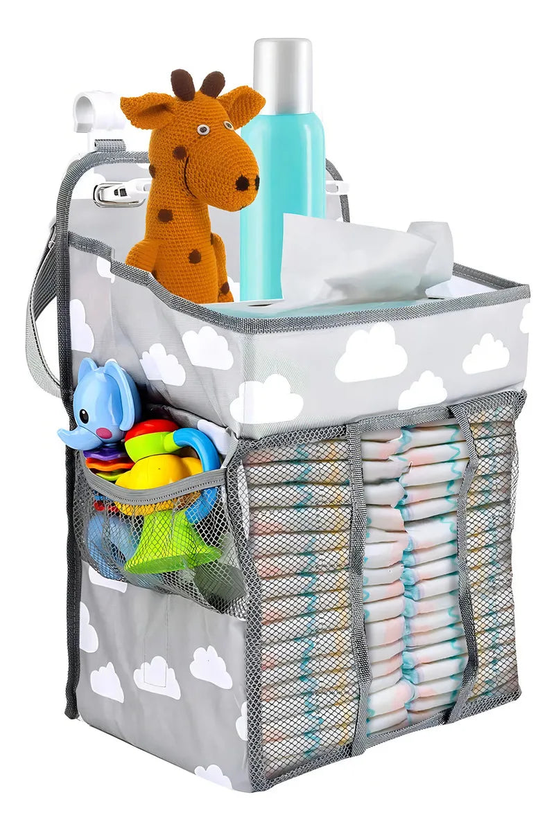 Bicyclestore Organizador De Pañales Para Colgar, Organizador Portátil Para Guardería De Bebé, Almacenamiento Multifunción, Bolsa De Almacenamiento Para Cambiadores, Cuna, Corralito, Cochecito De Bebé