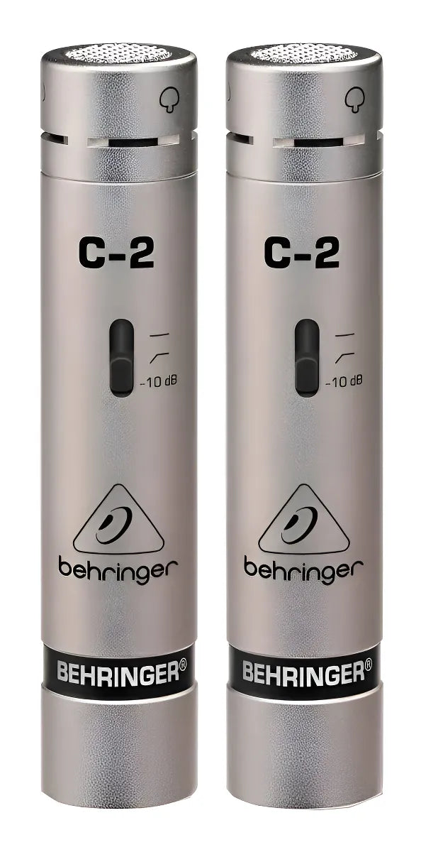 Micrófonos Behringer C-2 Condensador Cardioide color plateadoS