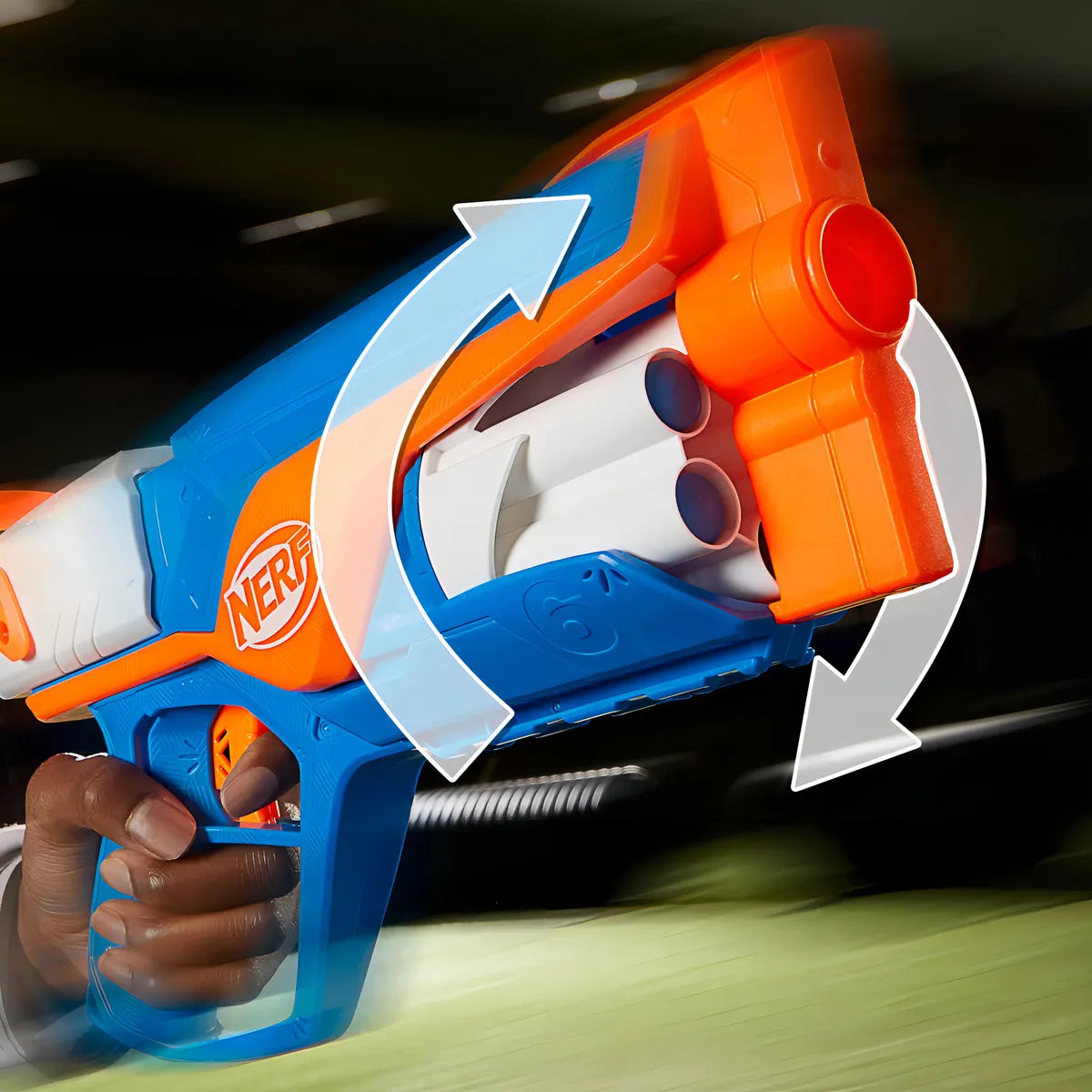 Lanzador Nerf N Series Agility 12 Dardos Color Multicolor