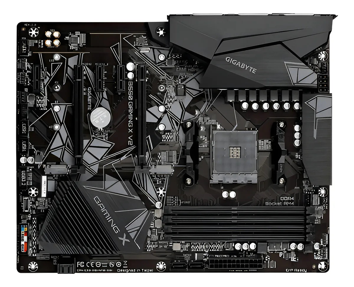 Motherboard Gigabyte B550 Gaming X V2 Ddr4 Am4 Color Negro
