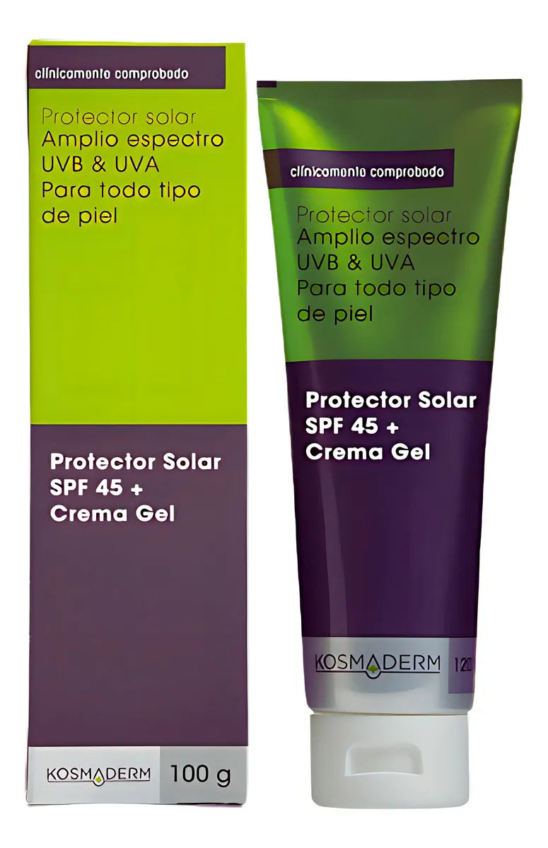 Protector Solar Spf 45 - Crema Gel X3 - g