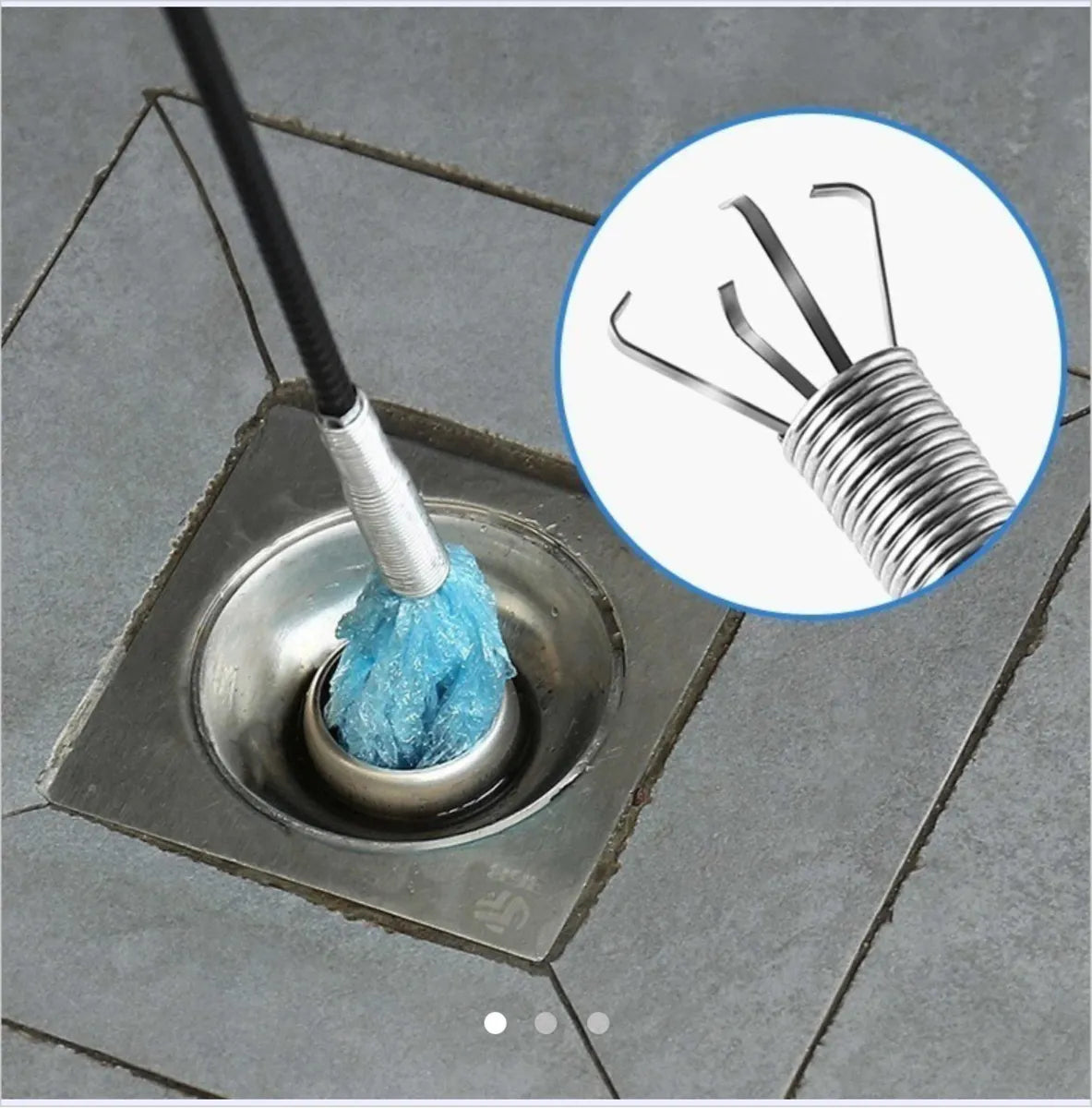 Super Sonda Con Garra Destapa Cañería, Tinas, Duchas, Baños