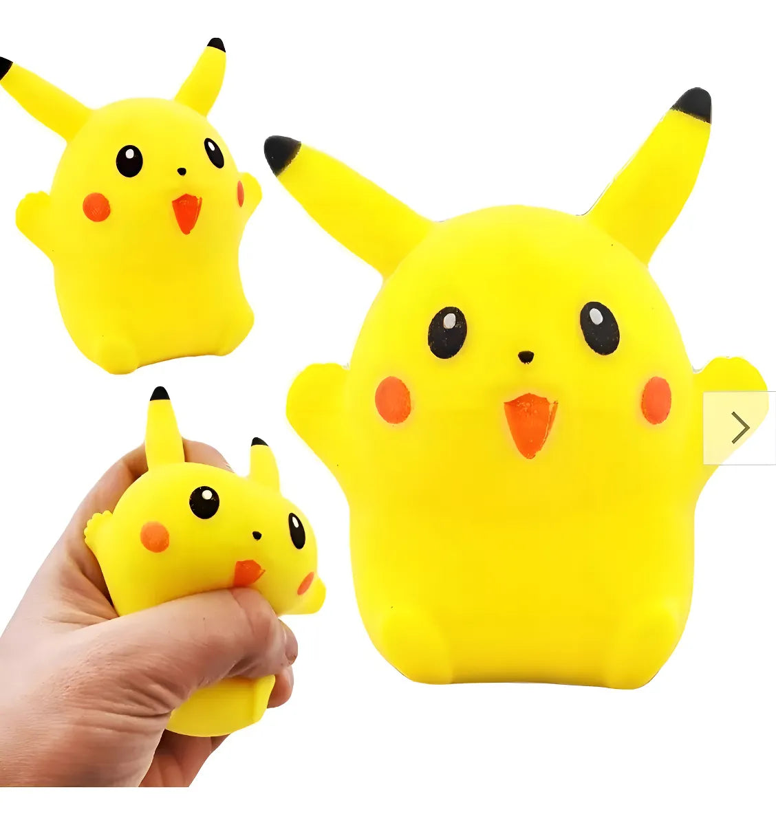 Squishy Hobby Pokémon Pikachu Amarillo 10 cm Antiestrés Niños