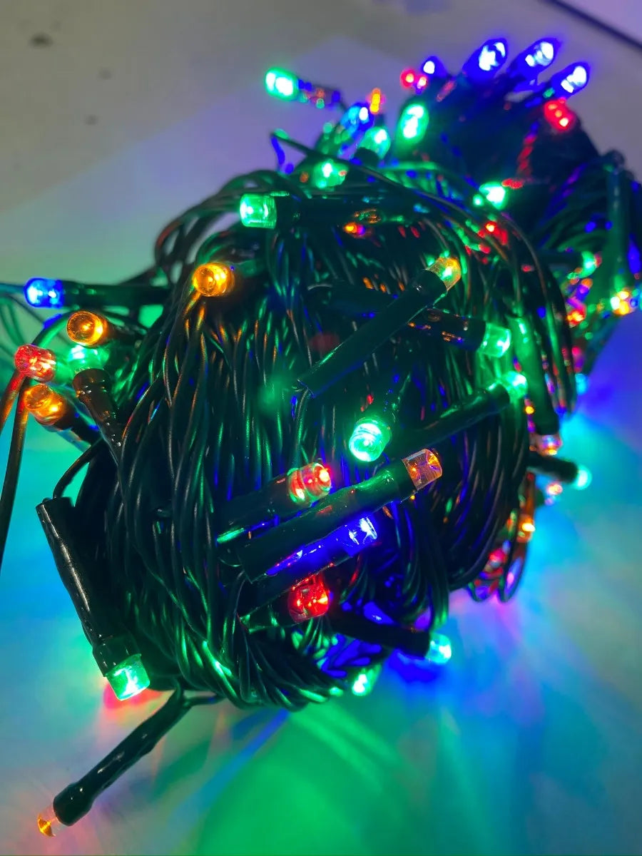 Luz Lineal Led Multicolor X 200 Bombillos Navideña