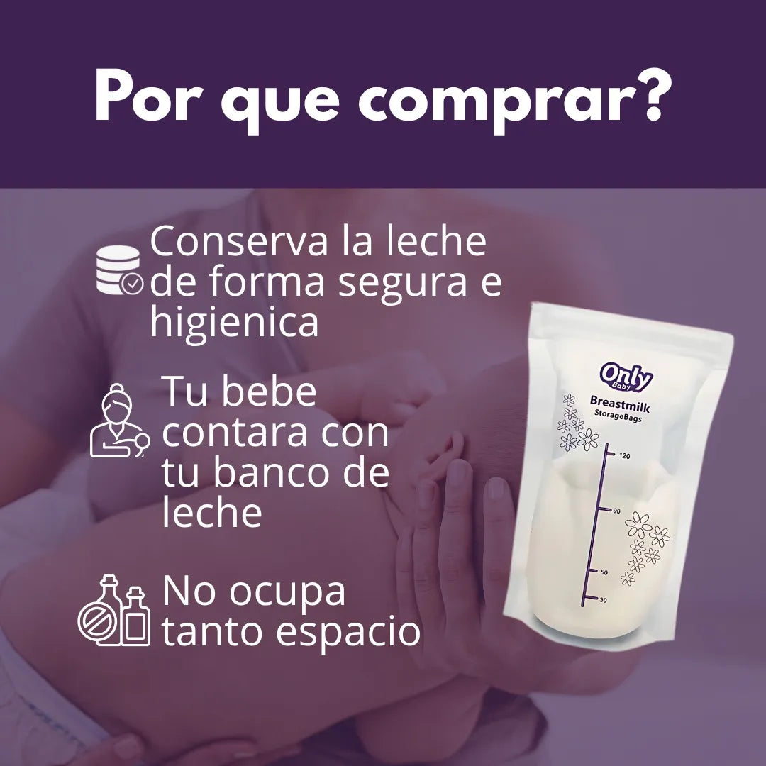 Bolsa Leche Materna Lactancia Banco Leche Nevera Only Vacio