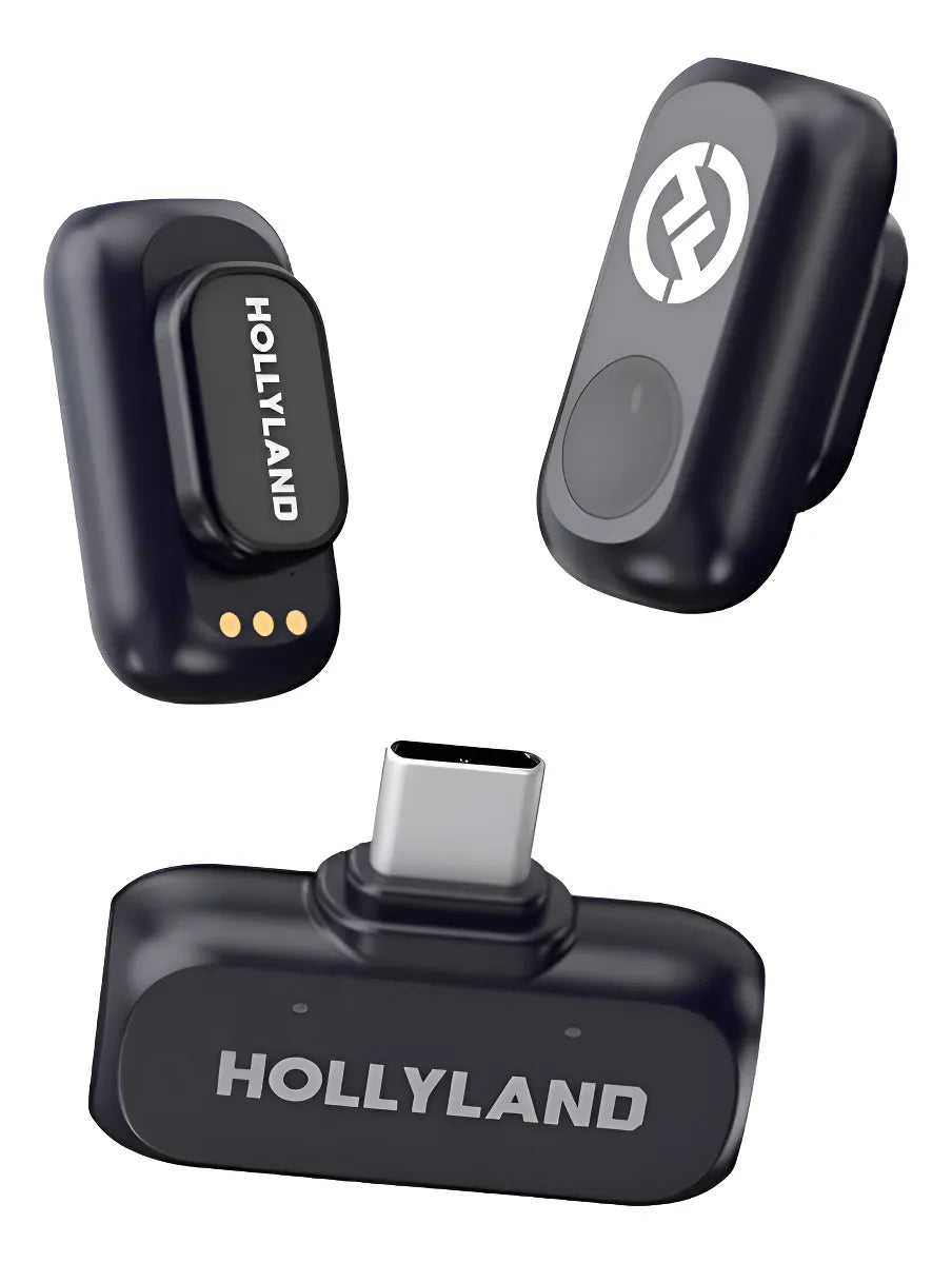 Micrófonos Inalámbricos Hollyland Lark A1 Mini Duo Negro