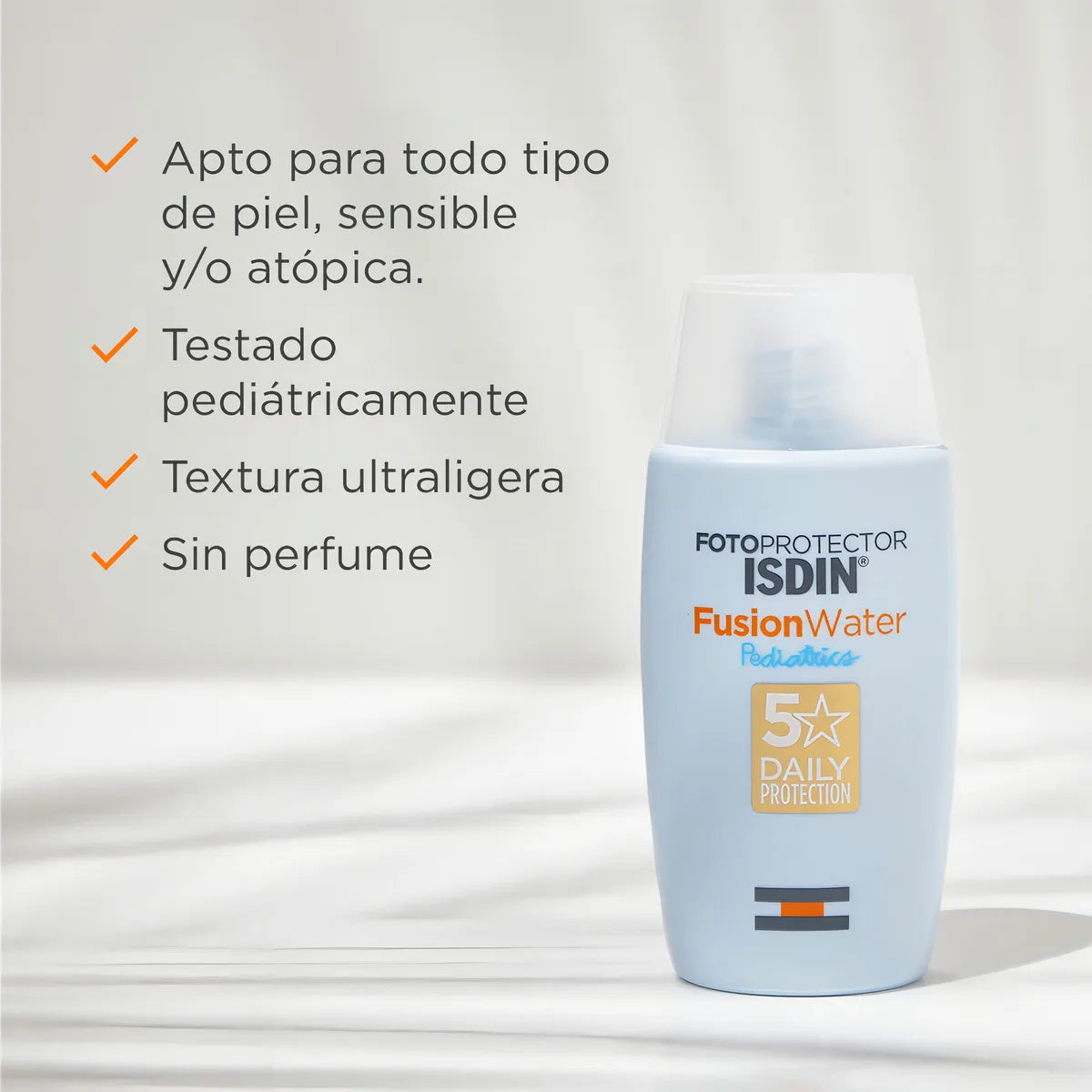 Fotoprotector Isdin Pediatrics Fps 50+ Fusion Water protector solar para niños