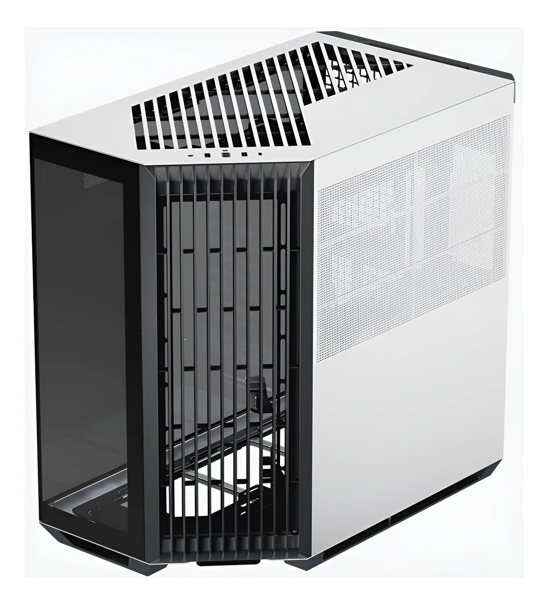 Gabinete Gamer Apnx V1 Blanco Y Negro Calidad Alta Gama