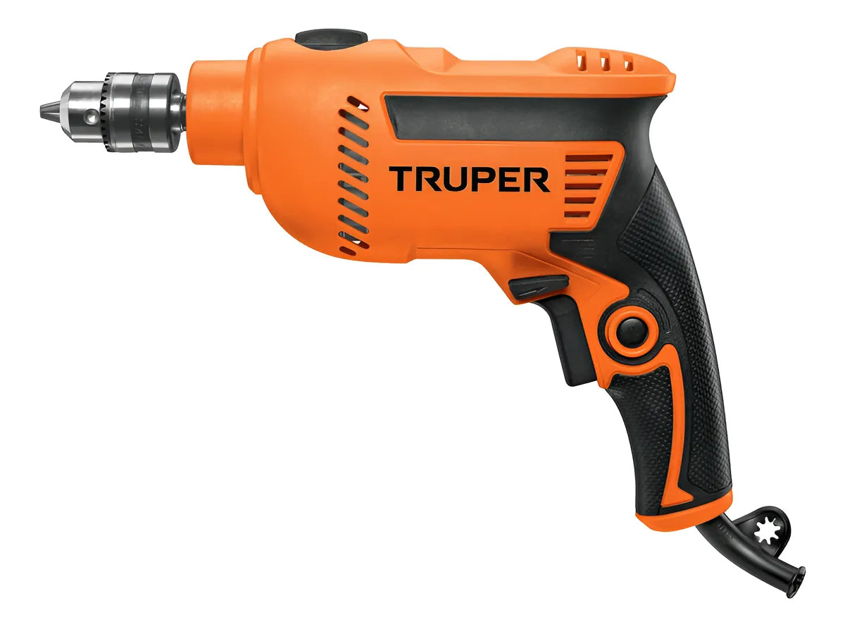 Taladro Percutor 3/8' Profesional 550 W Marca Truper Color Gris