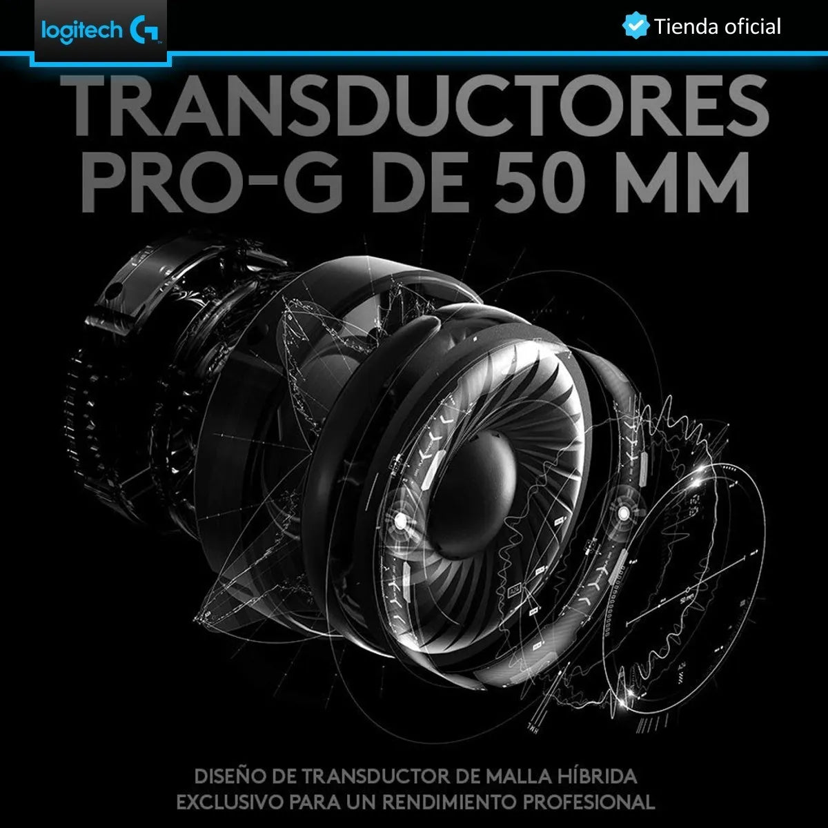 Logitech G Pro X, Diadema Gamer 7.1 Profesional, Pc Ps4 Xbox Negro