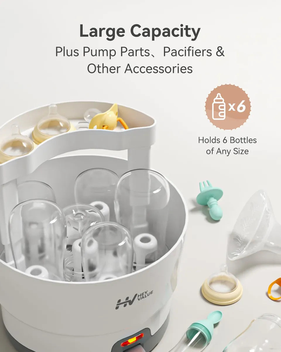 Esterilizador Eléctrico Heyvalue Para Biberones, Ultra