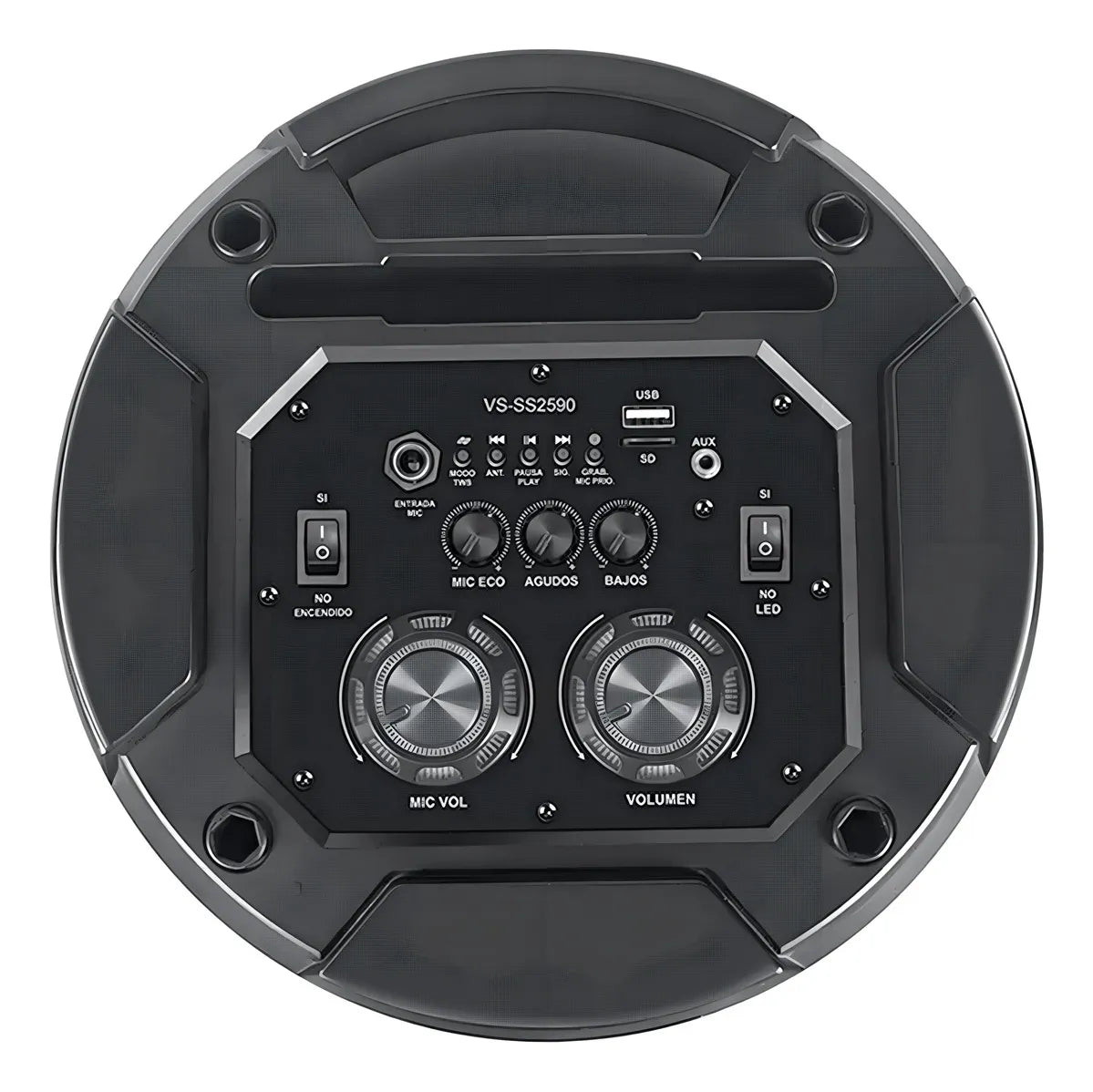 Parlante Profesional Torre De Sonido Bt Sonivox Vs-ss2590 Co Negro