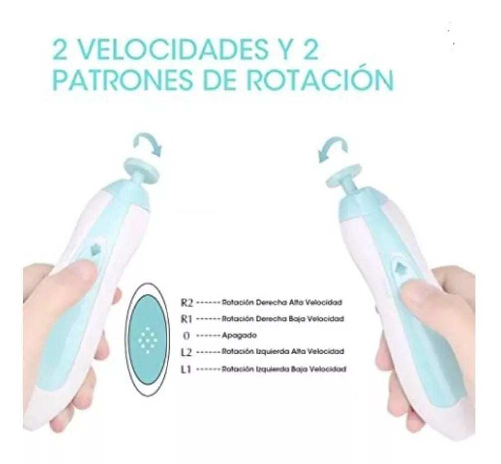 Lima Pulidora+estuche Eléctrica bebe