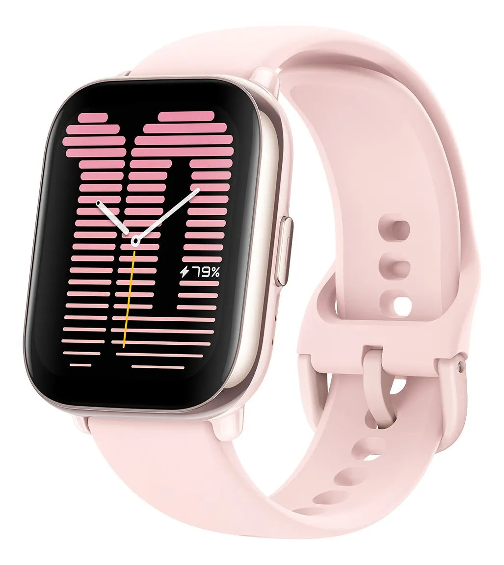 Smartwatch Amazfit Active Con Coach I A, Gps, Alexa (pink) Color de la caja Rosa Color de la correa Rosa Diseño de la correa Liberación rápida