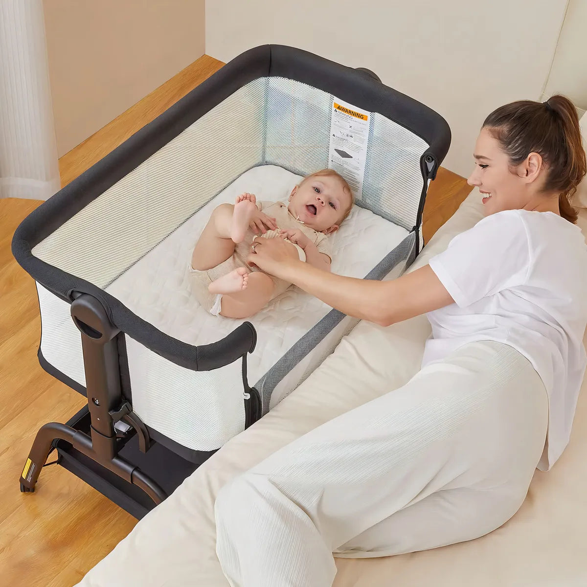 Cuna 3 En 1 Junto A La Cama Babybond