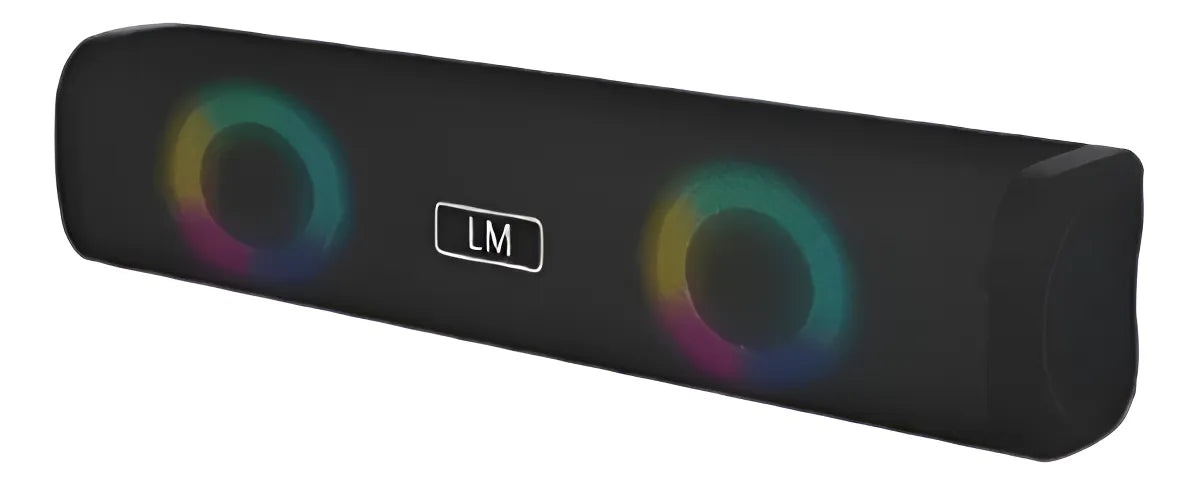 Parlante Bluetooth Altavoz Barra De Sonido Rgb Sd Usb Lm-891 Negro