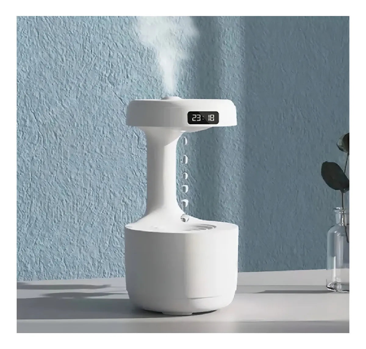 Humidificador B-Max Umidificador Difusor 800ml anti gravidade con voltaje de blanco