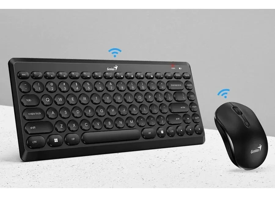 Teclado + Mouse Wireless Genius Luxemate Q8000 Reducido