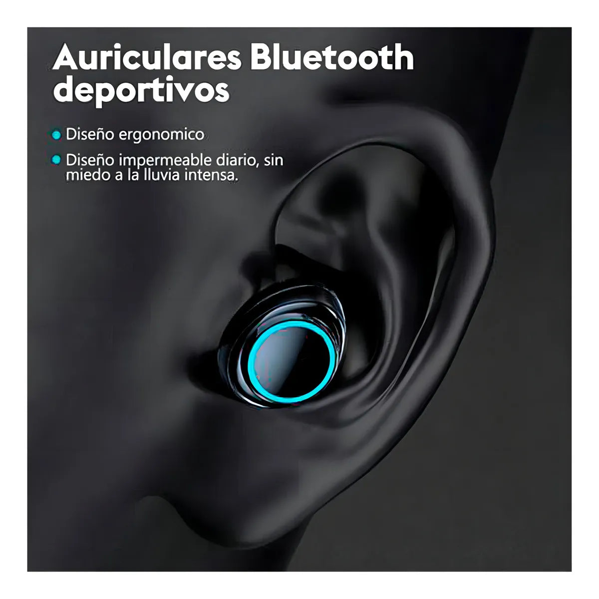 Audifonos Inalambricos Bluetooth Gamer Deportivos M25 Tws 9d Color Negro