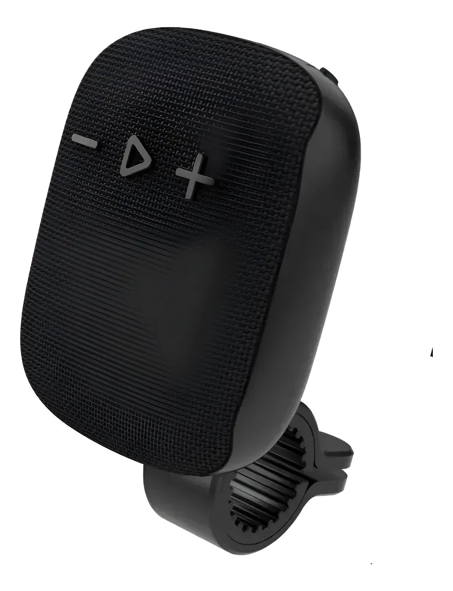 Parlante Para Moto Bicicleta Bluetooth Resistente Al Agua Negro