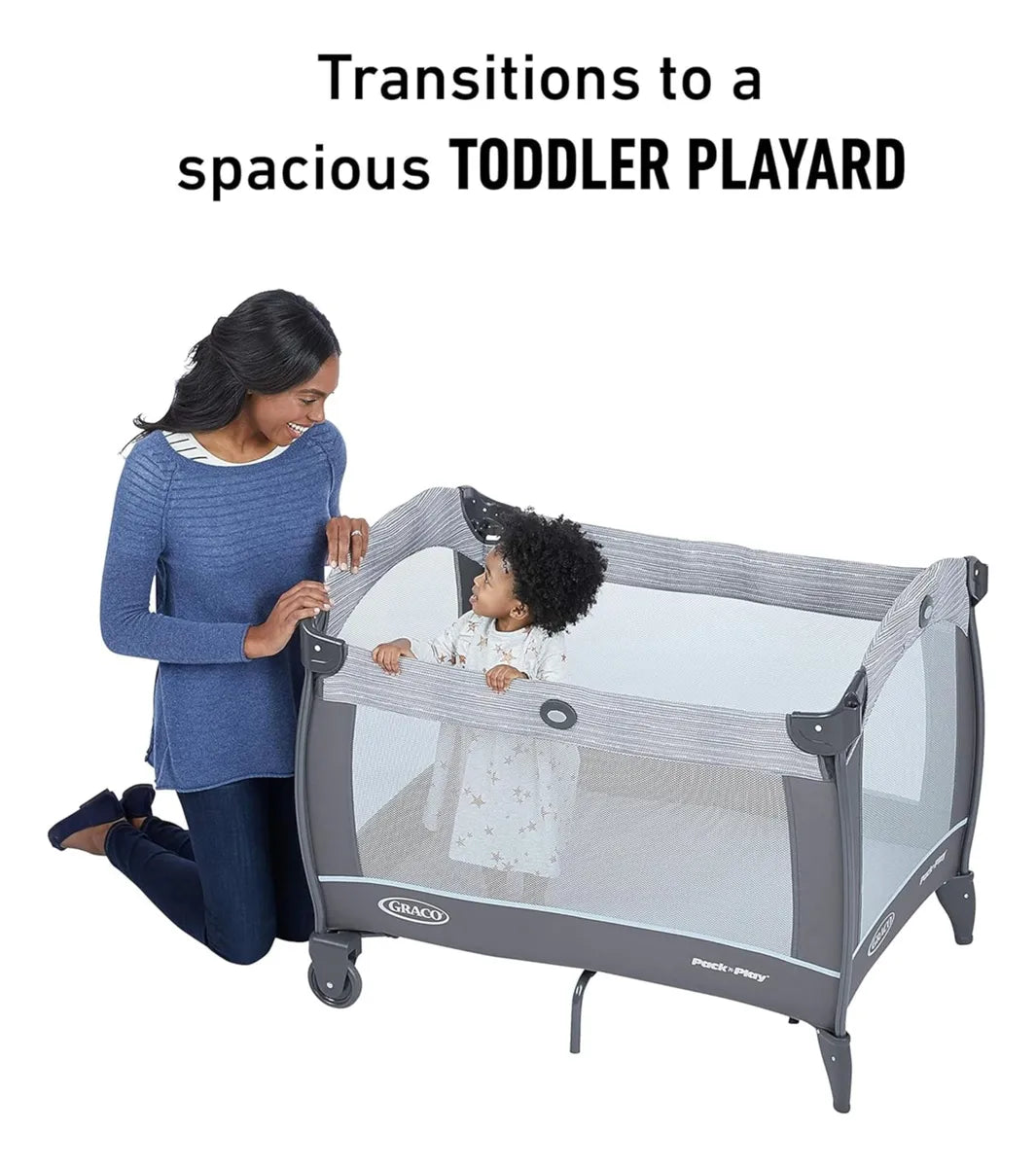 Graco Corralito Pack N Play Close2baby Derby Con Moisés Y Ca
