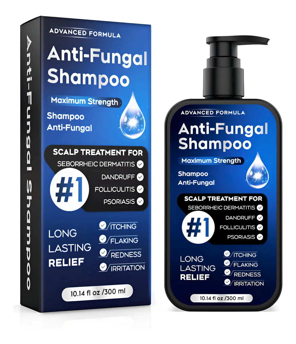 Champú Antifúngico Para Dermatitis Seborreica Y Caspa
