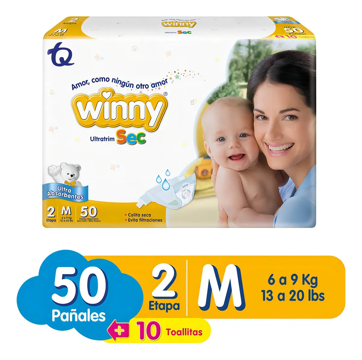 Pañales Winny M