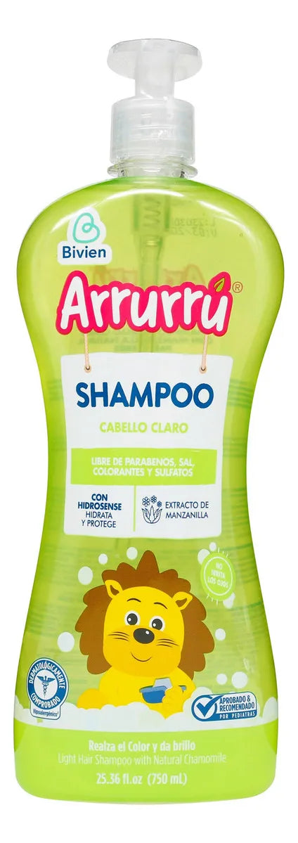 Shampoo Arrurrú Manzanilla 750m