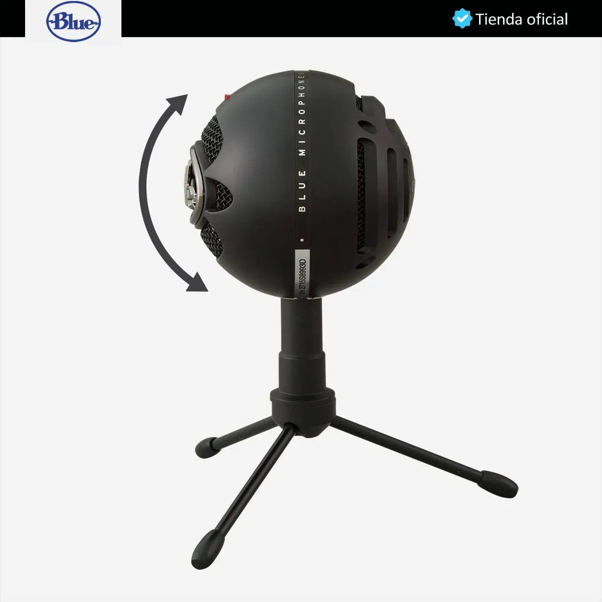 Blue Snowball Ice, Micrófono Usb Para Streaming / Grabación Gloss Black
