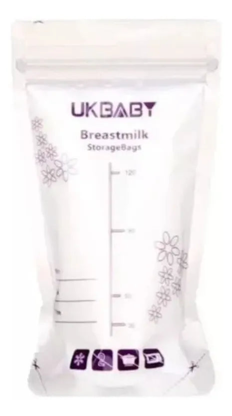 Bolsas Recolectoras Leche Materna Uk Baby 120ml X 30 Pcs