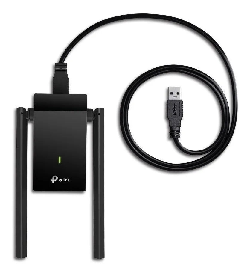 Tarjeta De Red Tplink T4u Plus Ac1300 5ghz Usb 2 Antenas