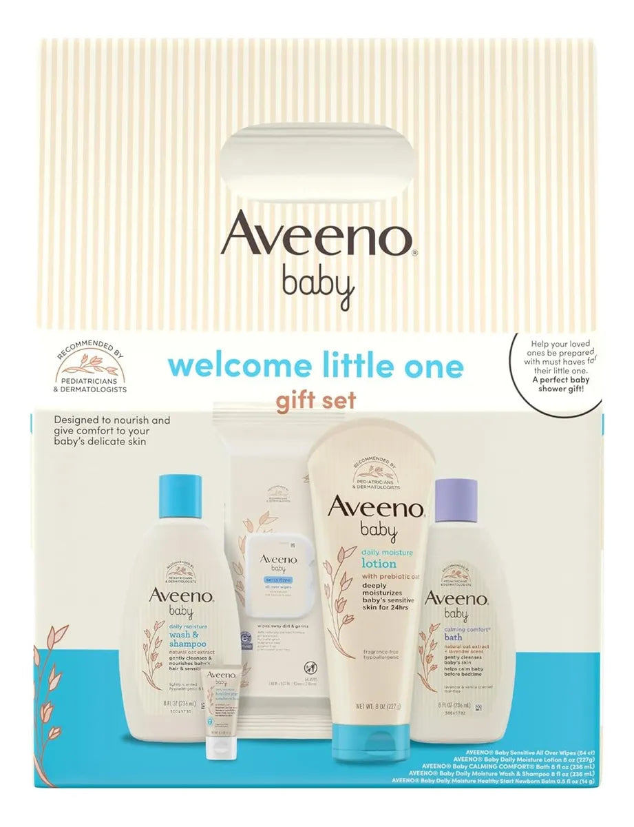 Kit Aveeno De Baño Bebe Baby