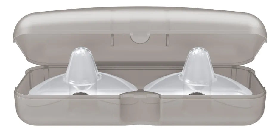 Pezonera Dr Browns Silicona + Estuche X 2und