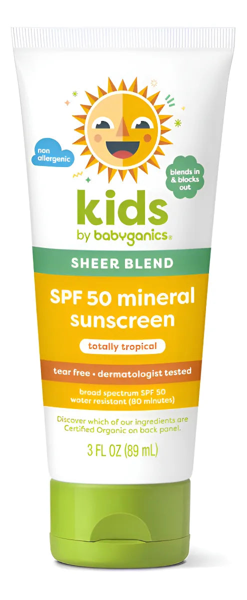 Loción Solar Babyganics Spf 50 Mineral 90 Ml Water Resist