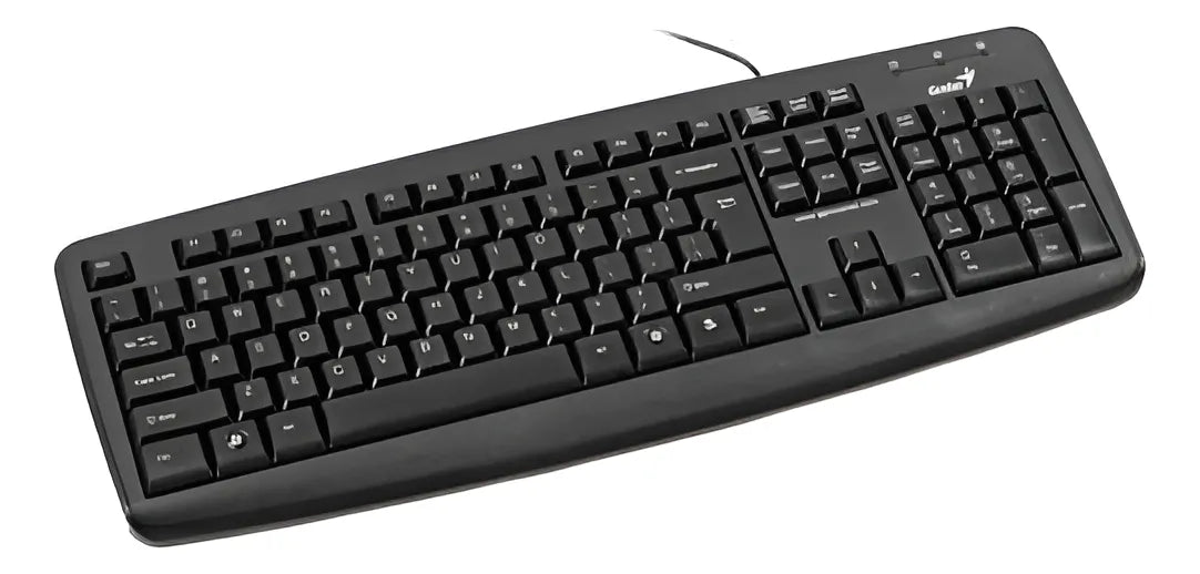 Teclado Clásico Smart Genius Alámbrico Kb-117 Negro