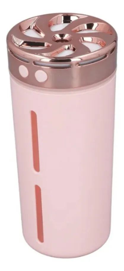Difusor De Aromas Cilíndrico Recargable Inalámbrico Color Rosa