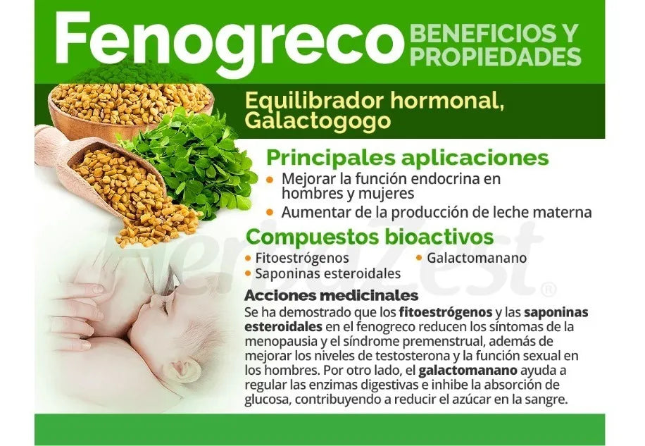 Fenugreek 2000mg 100 Capsulas
