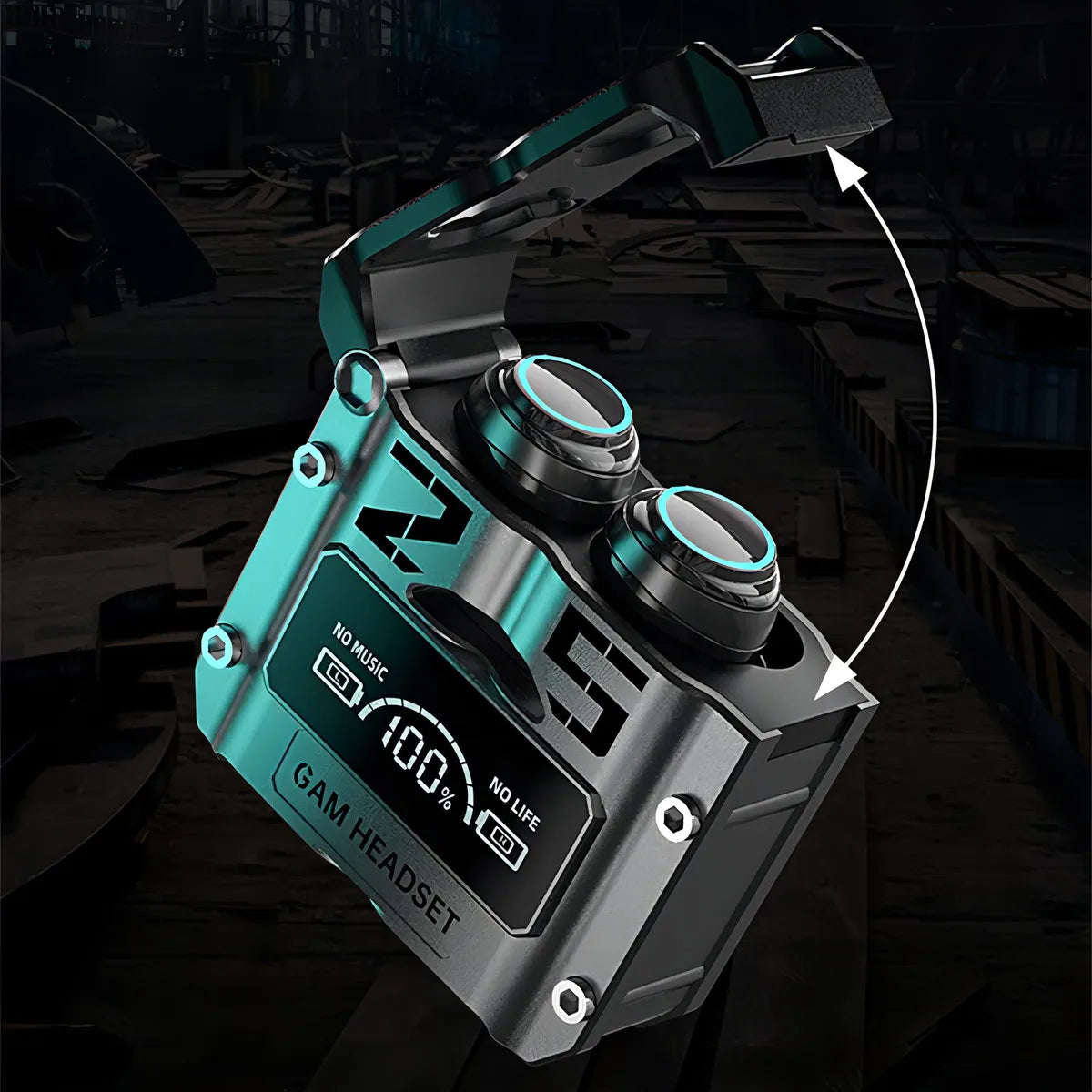Audifonos Inalambricos Bluetooth Gamer Deportivos M25 Tws 9d Color Negro